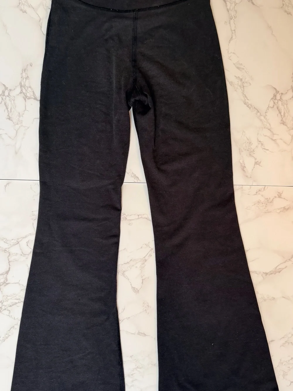 Old Navy Girls PowerChill Black Flare Leggings Size L
